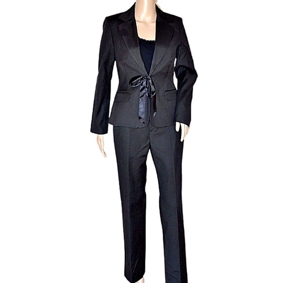 Lilly Pulitzer Pants - Lilly Pulitzer Black Tuxedo Blazer S Pants 4 Suit